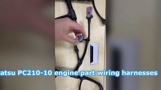 Komatsu PC210-10 motor parçası kablo demetleri 6755-81-9310