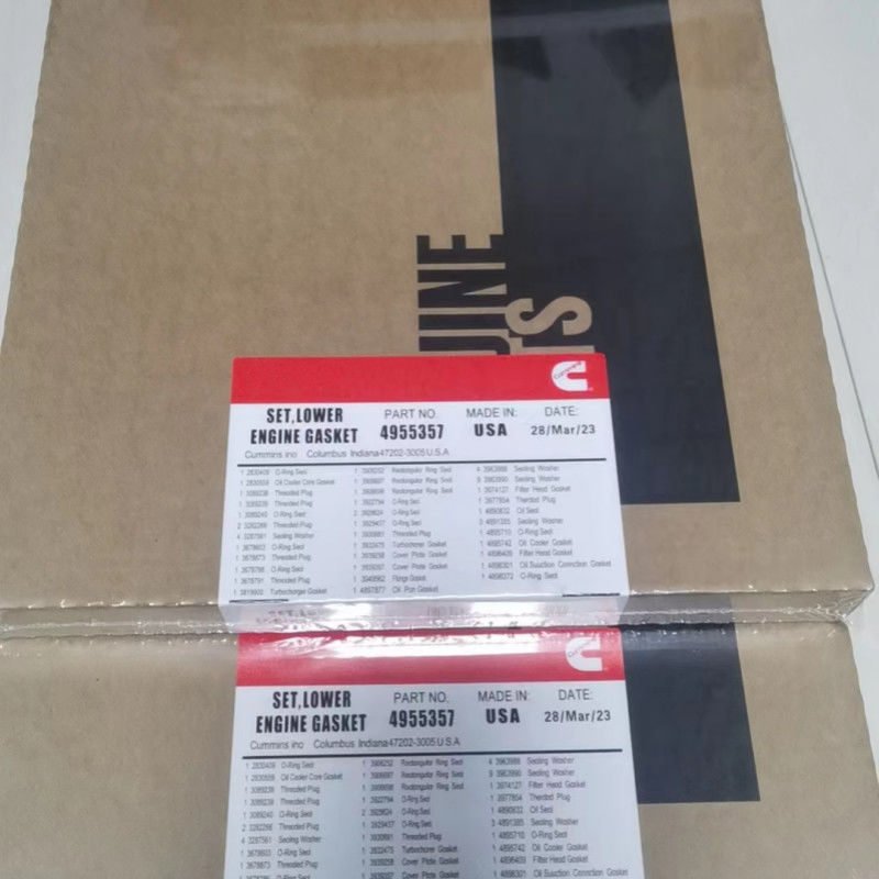 Cummins motorları QSB4.5 ISB motor yedek parçaları 4955357 motor dikişleri alt set dikişleri