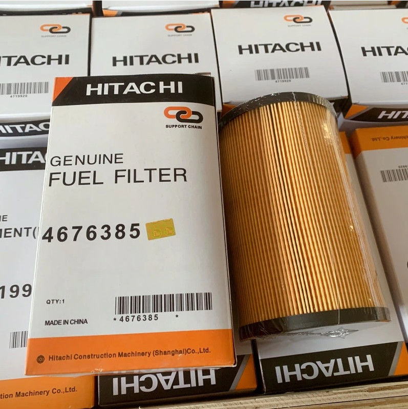 Orijinal Yakıt Hitachi Filtreleri 4676385 İnşaat Makineleri yedek parçaları