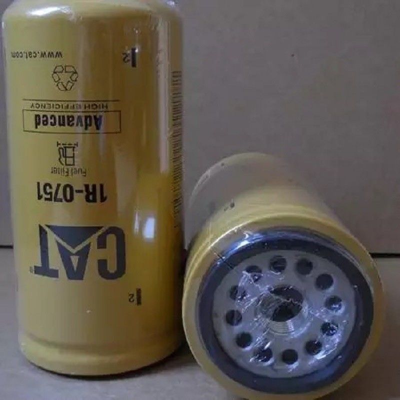 1R0751 Caterpillar kamyon motoru parçaları orijinal yakıt filtre elemanı