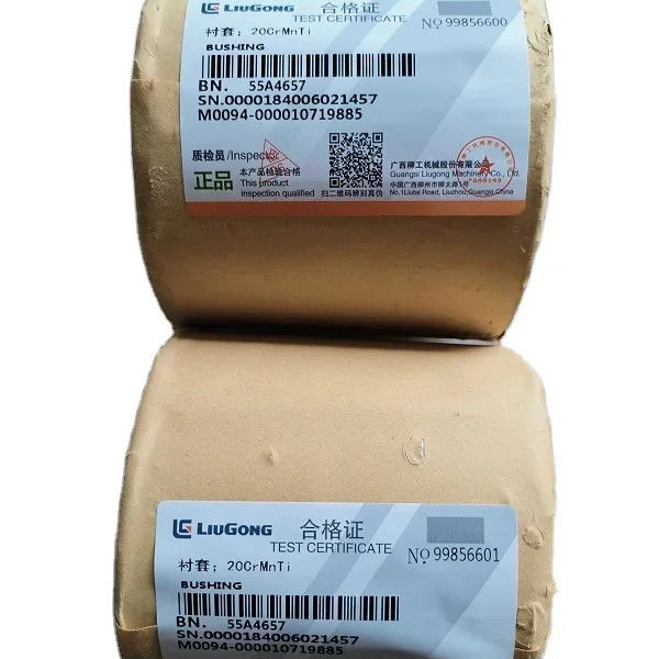 Orijinal Renk Sinterli Bakır Flanş Toz Metalurji Çelik Bushing 55A4657 Liugong için Bush