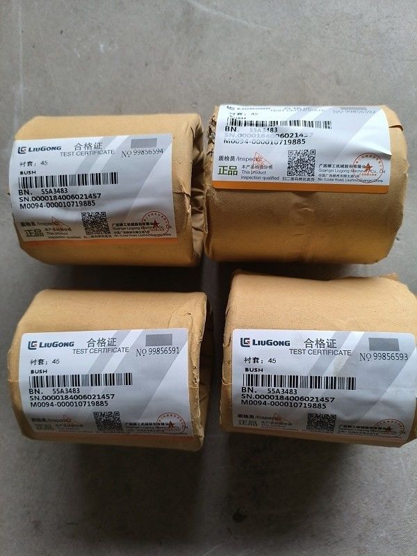 Orijinal Renk Sinterli Bakır Flanş Toz Metalurji Çelik Bushing 55A4657 Liugong için Bush