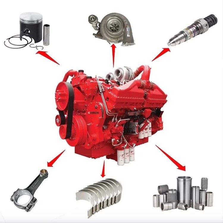 Enerji Madencilik Ekskavatörü Aksesuarları KTA38 KTA50 Dizel Motoru Parça 3007525 3006089 Silindir Liner Kit